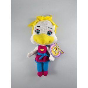 Chuckie E Cheese Helen Girl Doll Plush Stuffed Toy Pink Blonde Chick Pizza